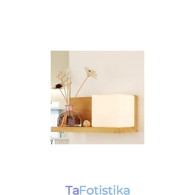 Επιτοίχιο φωτιστικό από μασίφ ξύλο, μοντέρνο και συμβατό