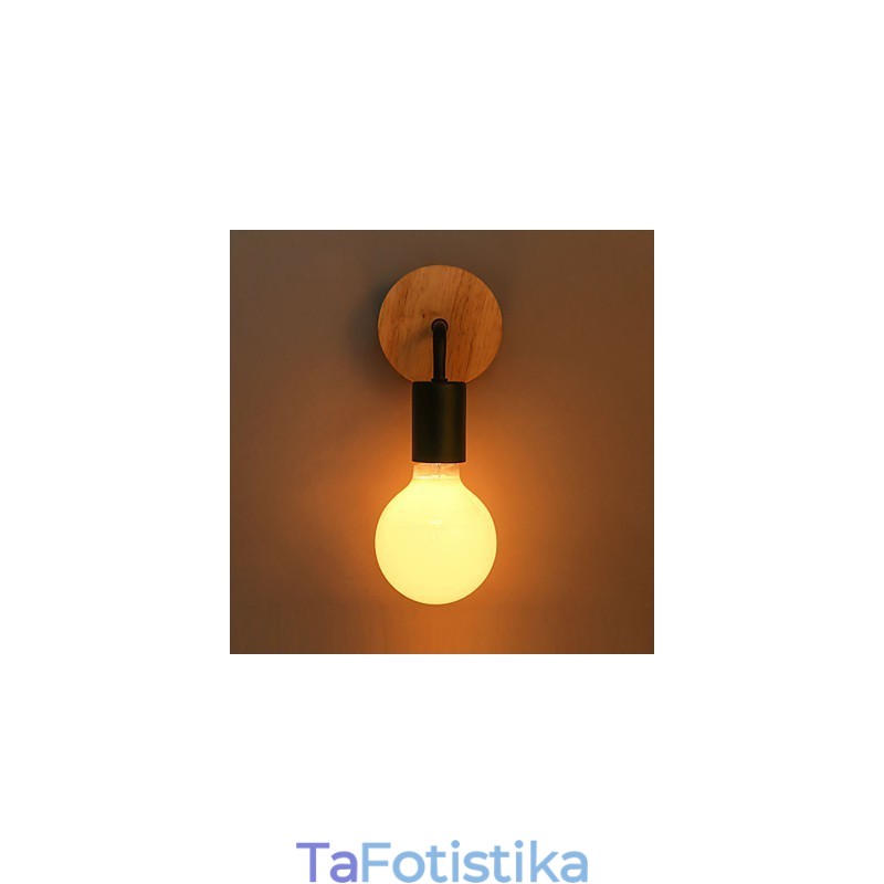 110V 220V IRON Edison Φωτιστικό τοίχου εσωτερικού χώρου Κλιμακοστάσια διαδρόμου Σκάλα Φωτιστικό Απλίκα Μαύρο Λευκό