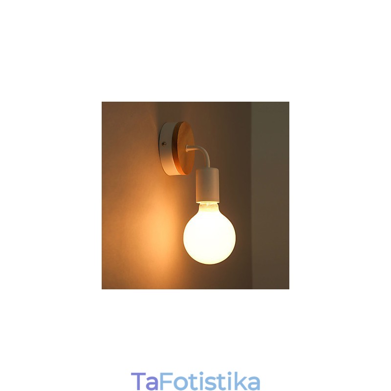 110V 220V IRON Edison Φωτιστικό τοίχου εσωτερικού χώρου Κλιμακοστάσια διαδρόμου Σκάλα Φωτιστικό Απλίκα Μαύρο Λευκό