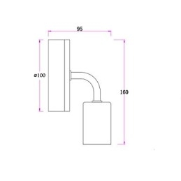 110V 220V IRON Edison Φωτιστικό τοίχου εσωτερικού χώρου Κλιμακοστάσια διαδρόμου Σκάλα Φωτιστικό Απλίκα Μαύρο Λευκό