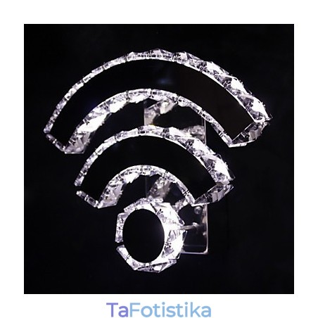 WIFI Κρυστάλλινες Απλίκες Τοίχου Crystal Modern Contemporary Bed Living Hotel Metal WIFI Κρυστάλλινες Απλίκες Τοίχου Crystal Modern Contemporary Bed Living Hotel Metal