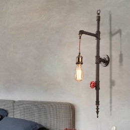 The Pipe Wall Of Rural Creative ρετρό επιτοίχιο φωτιστικό πυραύλων