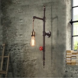 The Pipe Wall Of Rural Creative ρετρό επιτοίχιο φωτιστικό πυραύλων