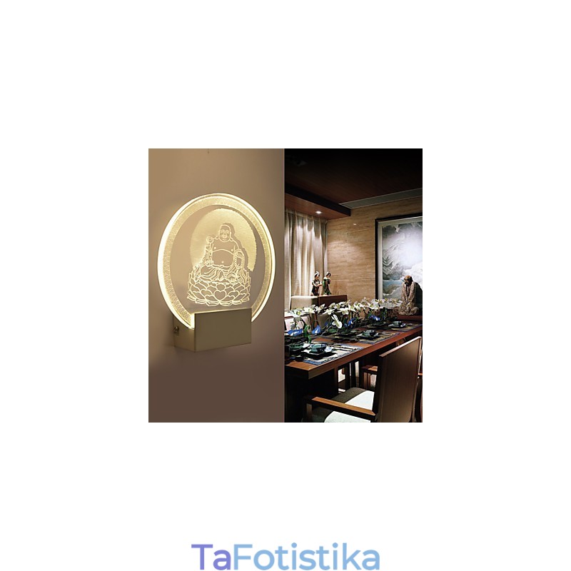 Ακρυλικό Επιτοίχιο Φωτιστικό PVC Light Chip Μοντέρνο Σύγχρονο Μέταλλο