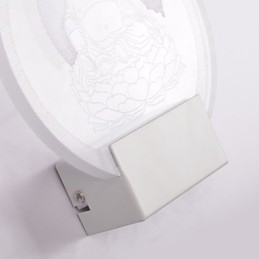 Ακρυλικό Επιτοίχιο Φωτιστικό PVC Light Chip Μοντέρνο Σύγχρονο Μέταλλο