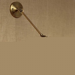 Φωτιστικό τοίχου κρεβατοκάμαρας The Iron Glass Bronze Brass Style Retro Creative American Country Hall