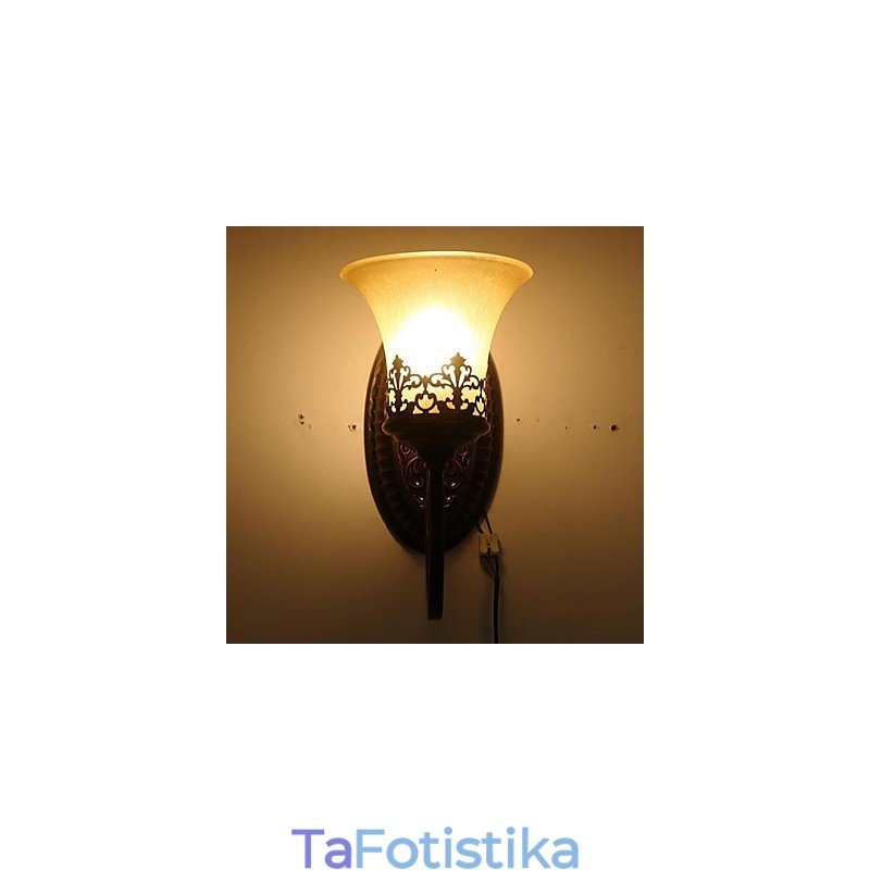 Φωτιστικό τοίχου από γυαλί κρεβατοκάμαρας Τύπου Ευρώπης που αναπαλαιώνει αρχαίους τρόπους