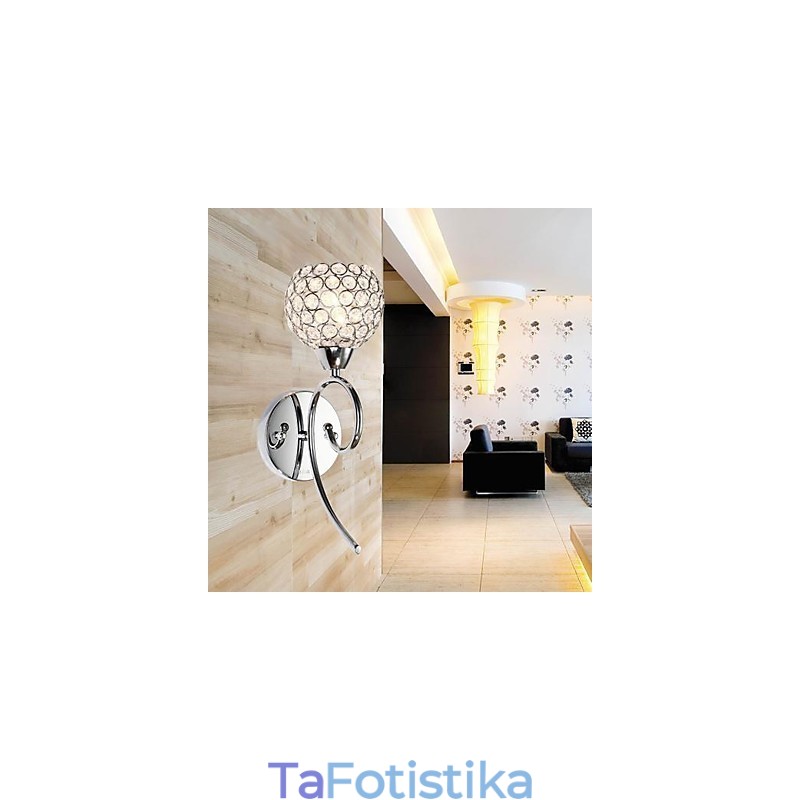 Κρυστάλλινο φωτιστικό τοίχου 1 Light Creative Iron Painting