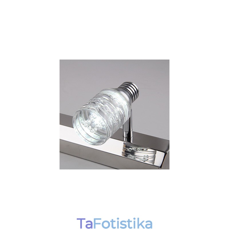 Μοντέρνο φωτιστικό τοίχου με μπροστινό στυλ καθρέφτη από σκιά γυαλιού με φυσαλίδες