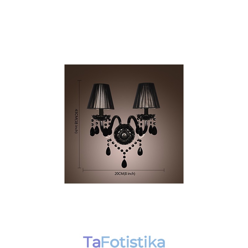 Κρυστάλλινα κεριά τοίχου φωτιστικά μοντέρνο μοντέρνο γυαλί