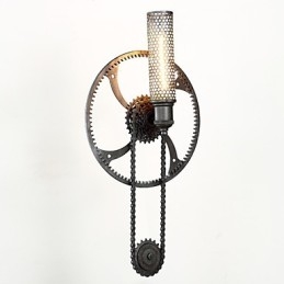 Επιτοίχιο φωτιστικό Grand Mercure Mount Loft Steampunk Nordic American Warehouse Retro Industrial Gear Φωτιστικό τοίχου