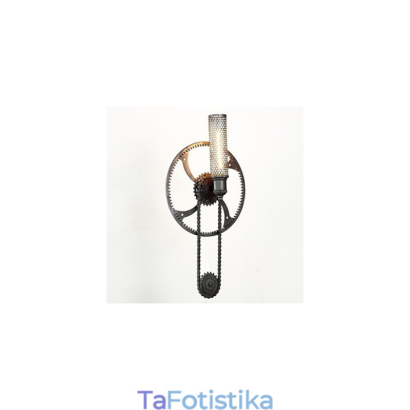 Επιτοίχιο φωτιστικό Grand Mercure Mount Loft Steampunk Nordic American Warehouse Retro Industrial Gear Φωτιστικό τοίχου