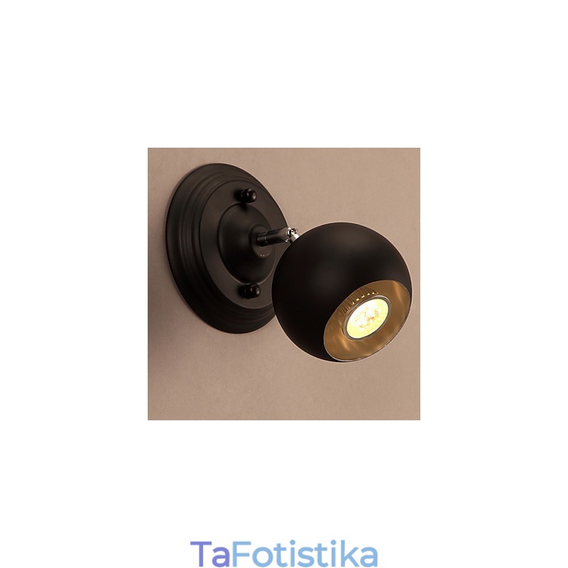 Επιτοίχιο φωτιστικό Loft Creative από σφυρήλατο σίδερο που αποκαθιστά τα φώτα της αρχαίας εποχής