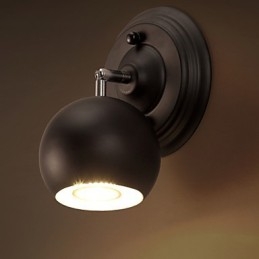 Επιτοίχιο φωτιστικό Loft Creative από σφυρήλατο σίδερο που αποκαθιστά τα φώτα της αρχαίας εποχής