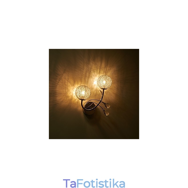 Απλίκες τοίχου Crystal Mini Style Modern Contemporary Metal