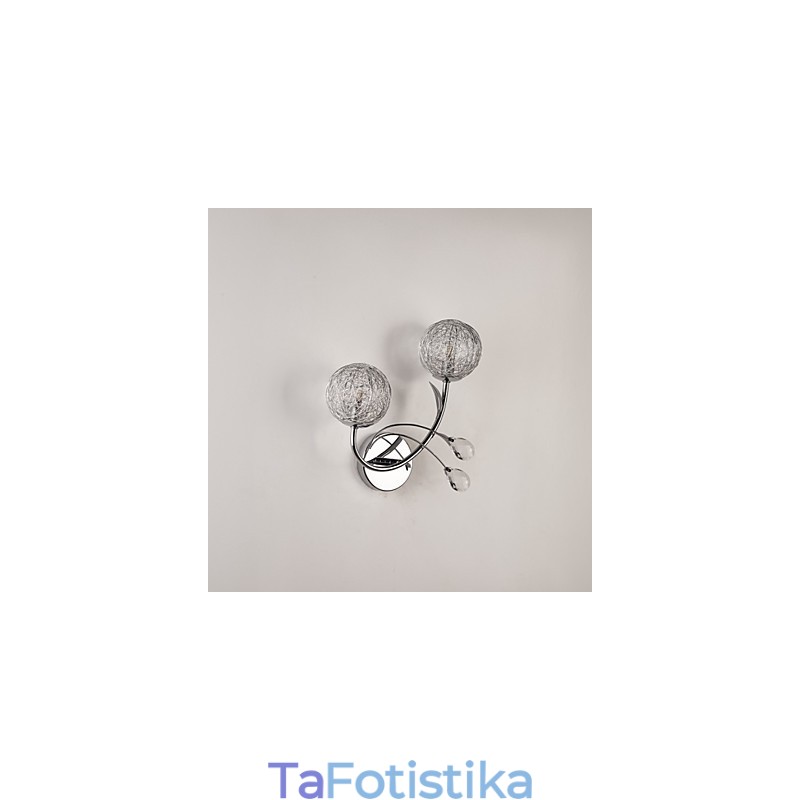 Απλίκες τοίχου Crystal Mini Style Modern Contemporary Metal