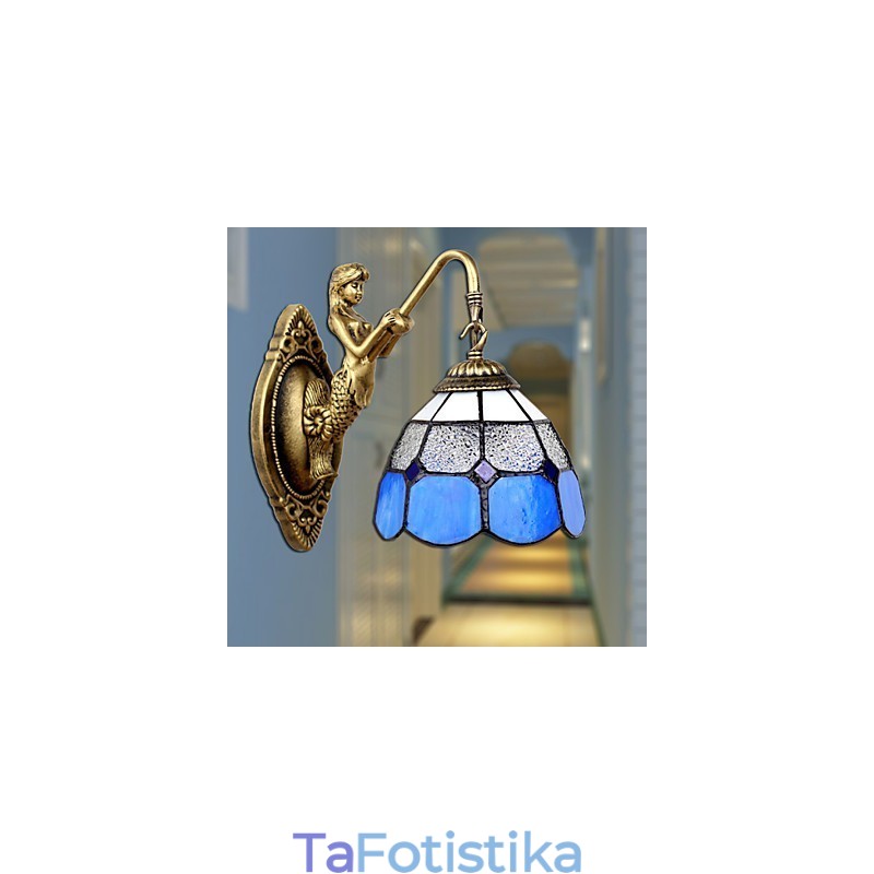 Europe Type Restoring Ancient Ways Φωτιστικό τοίχου Δημιουργικά μεσογειακά γυάλινα φώτα