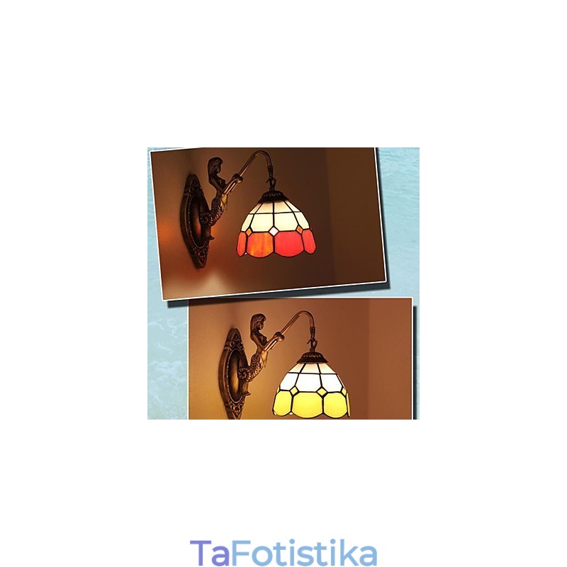 Europe Type Restoring Ancient Ways Φωτιστικό τοίχου Δημιουργικά μεσογειακά γυάλινα φώτα