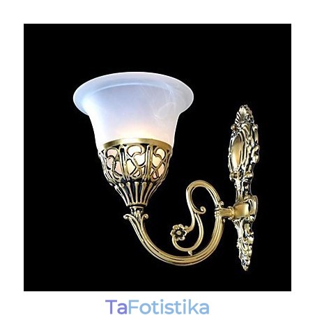 Χάλκινες Απλίκες Τοίχου Φωτιστικά Moire Glass European Retro Classic 220V Χάλκινες Απλίκες Τοίχου Φωτιστικά Moire Glass European Retro Classic 220V