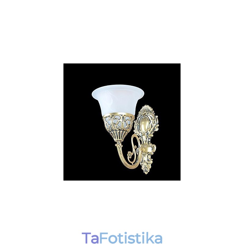 Χάλκινες Απλίκες Τοίχου Φωτιστικά Moire Glass European Retro Classic 220V