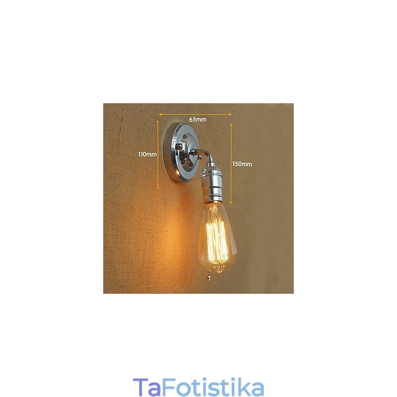 Μίνι επιτοίχιο φωτιστικό σαλονιού American Rural Countryside Retro Modern Edison