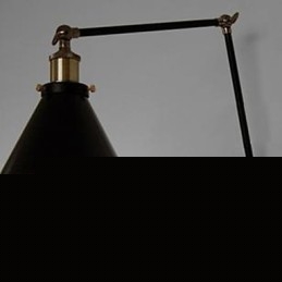 Φωτιστικό διπλού τοίχου Industrial Nostalgia Personality Loft Μαύρη Ομπρέλα