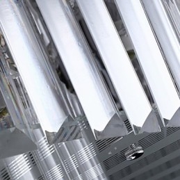 Στήριγμα με μοντέρνο μοντέρνο γυαλί με τηλεχειριστήριο