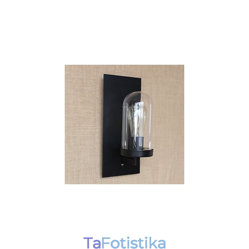 Σαλόνι σε αμερικανικό εξοχικό στιλ Pastoral Aisle Warehouse Industry Μπαρ δίπλα στο κρεβάτι Διακοσμητική απλίκα τοίχου