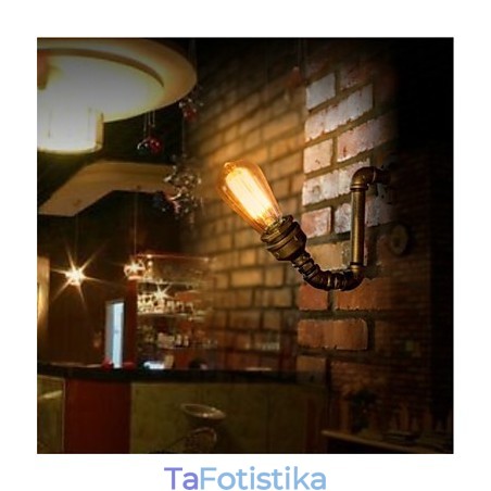 American Village Loft Industrial Edison Style Vintage Φωτιστικό Τοίχου Ρετρό Φωτιστικό Σωλήνα νερού Απλίκα τοίχου American Village Loft Industrial Edison Style Vintage Φωτιστικό Τοίχου Ρετρό Φωτιστικό Σωλήνα νερού Απλίκα τοίχου