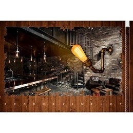 American Village Loft Industrial Edison Style Vintage Φωτιστικό Τοίχου Ρετρό Φωτιστικό Σωλήνα νερού Απλίκα τοίχου