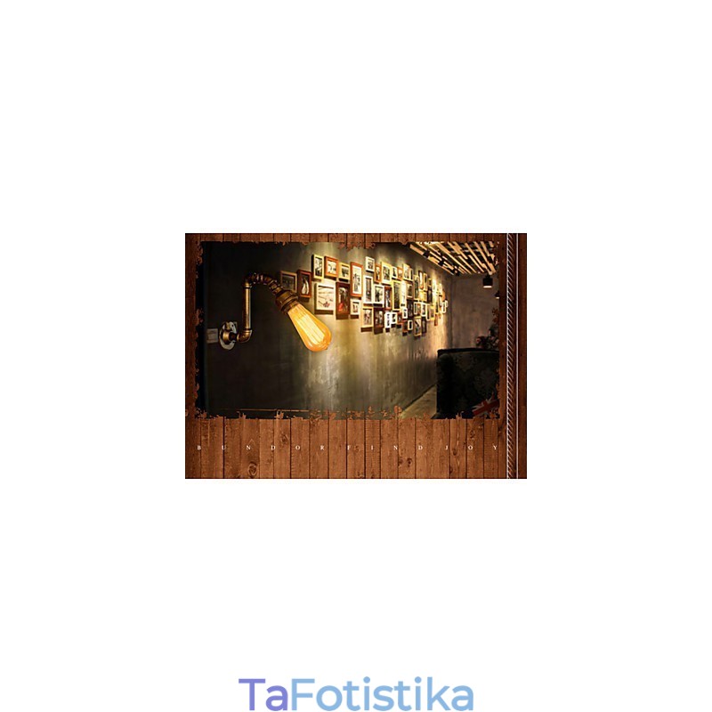 American Village Loft Industrial Edison Style Vintage Φωτιστικό Τοίχου Ρετρό Φωτιστικό Σωλήνα νερού Απλίκα τοίχου