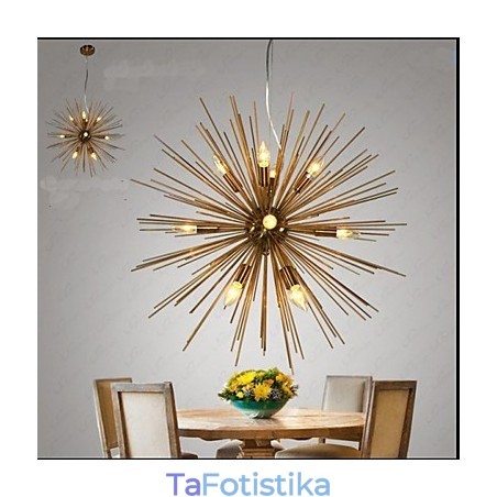 Retro Imitation Copper Creative σειρά 12 Chandelier Retro Imitation Copper Creative σειρά 12 Chandelier