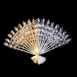Ημέρα του Αγίου Βαλεντίνου The Fan Wall Decoration Gifts Modern and Contracted Crystal Wall Light Light