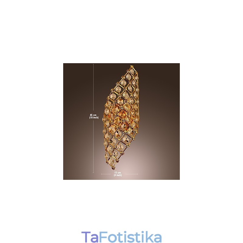 Personality and Creative Luxury American Retro K9 Crystal Lamp