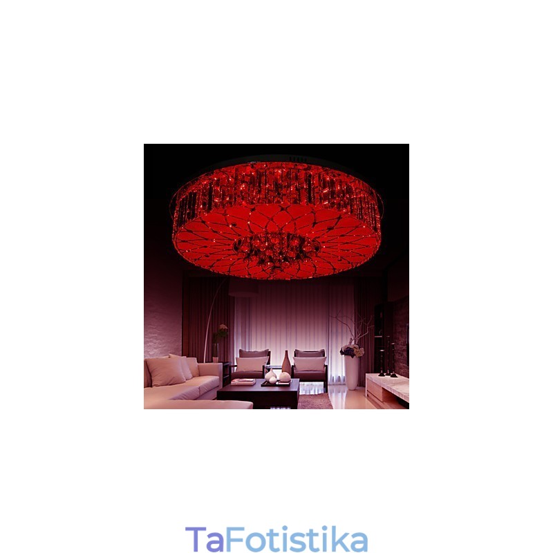 Flush Mount Crystal Modern Contemporary Metal