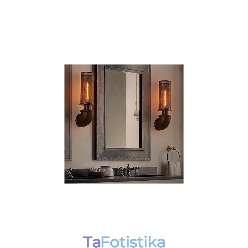 Επαναφέρετε τα δημιουργικά φωτιστικά τοίχου Loft Ancient Ways Wrought Iron