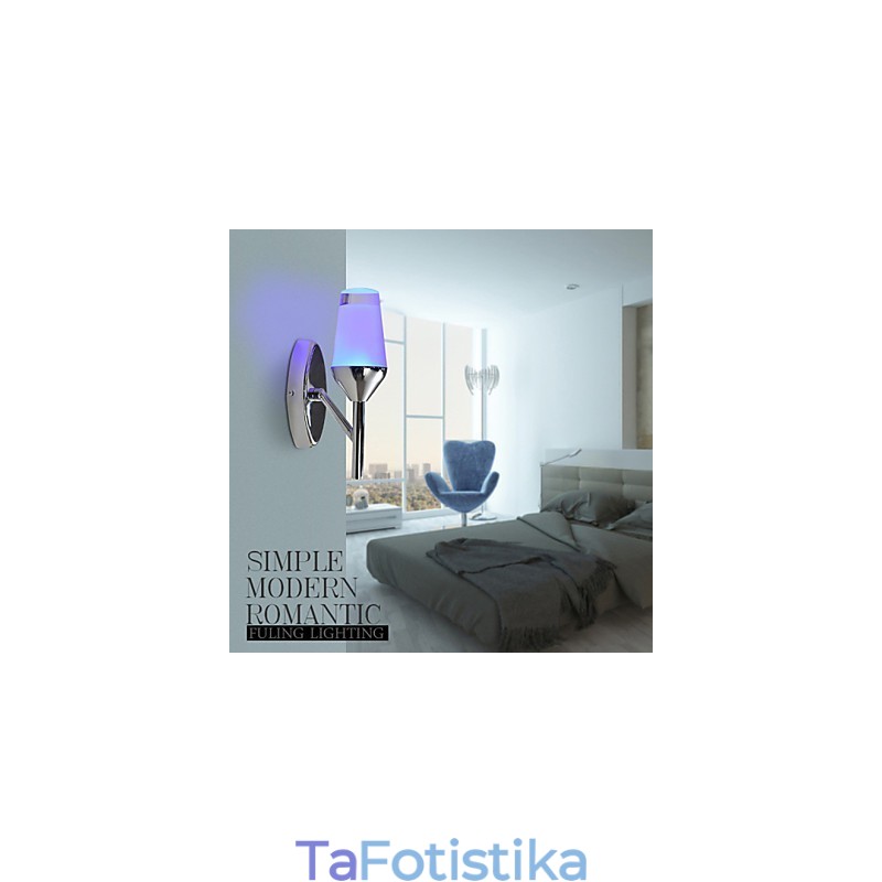 Απλίκες Τοίχου Μοντέρνο Σύγχρονο Μεταλλικό Φωτιστικό Ποτήρι Κρασιού