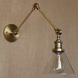 Βιομηχανικό στυλ Ρετρό Vintage Καταστήματα Υπνοδωμάτιο Μοντέρνα Εκκλησιαστική Αίθουσα Διακοσμημένη Χάλκινη Απλίκα Τοίχου