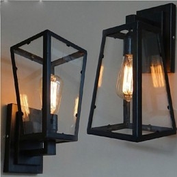 Wind Industry Asle Quality Retro Επιτοίχιο Φωτιστικό Τοίχου Lron Light With