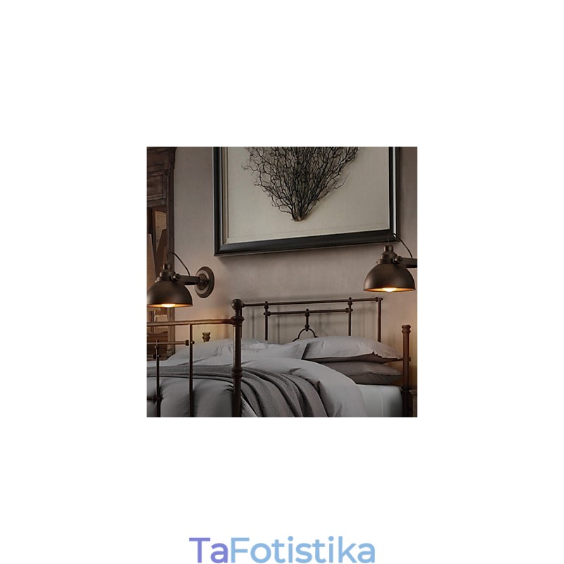 Δημιουργικά Vintage Φωτιστικά τοίχου Loft από σφυρήλατο σίδερο