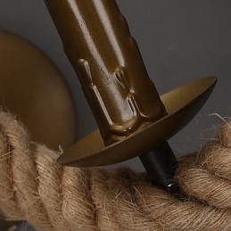 Ρετρό κλασικά φωτιστικά τοίχου υπνοδωματίου Ευρωπαϊκό σιδερένιο διάδρομο Μπαλκόνι Φωτιστικό τοίχου Απλίκα τοίχου σαλονιού