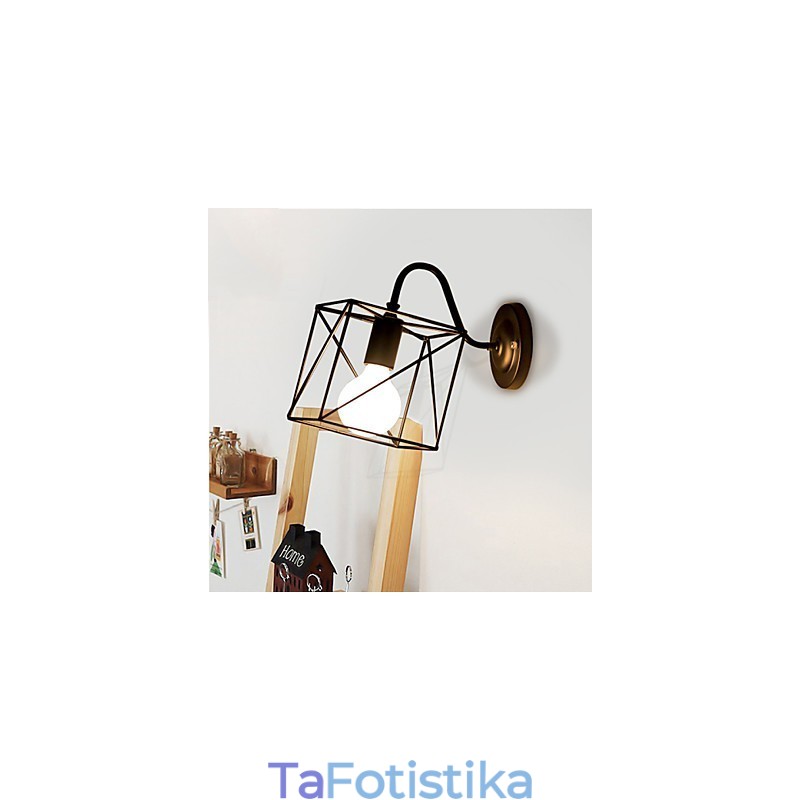 Αμερικάνικης βιομηχανίας επιτοίχια φωτιστικά Nostalgic Vintage Lron Loft Asle για Μπαλκόνι