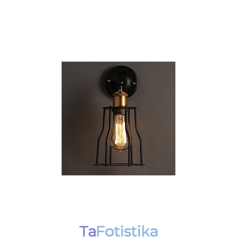 Φωτιστικό τοίχου από μεταλλικό τιτάνιο Creative The Head Of A Bed