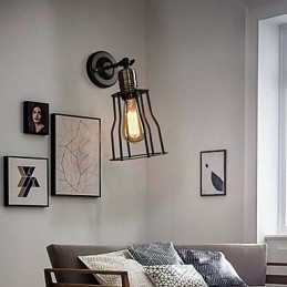 Φωτιστικό τοίχου από μεταλλικό τιτάνιο Creative The Head Of A Bed