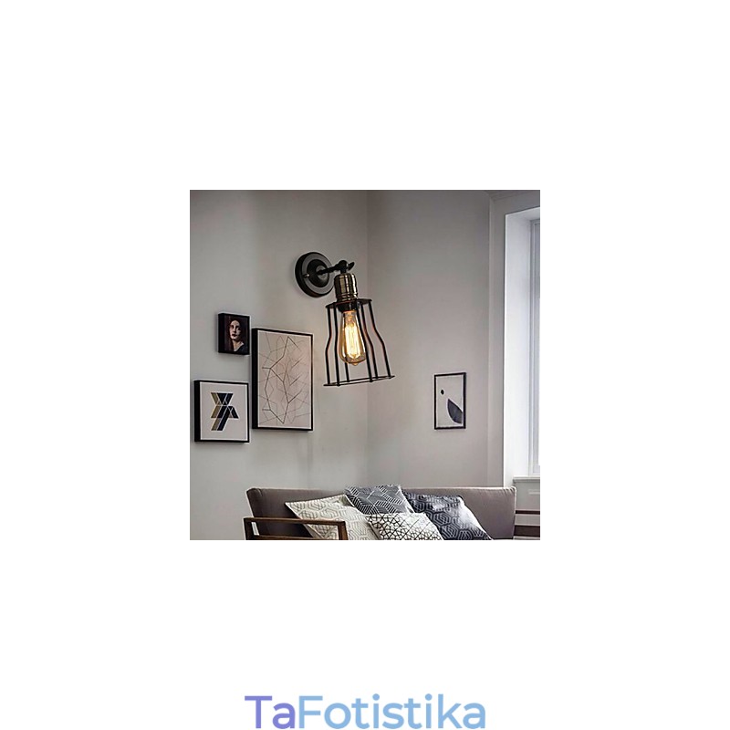 Φωτιστικό τοίχου από μεταλλικό τιτάνιο Creative The Head Of A Bed