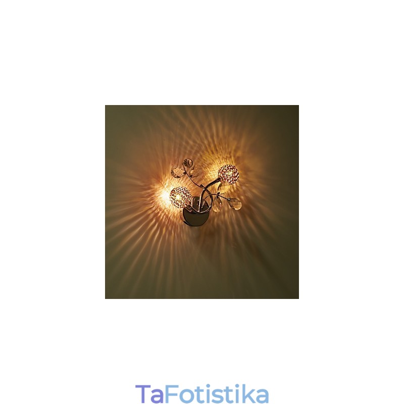 Απλίκες τοίχου Crystal Mini Style Modern Contemporary Metal