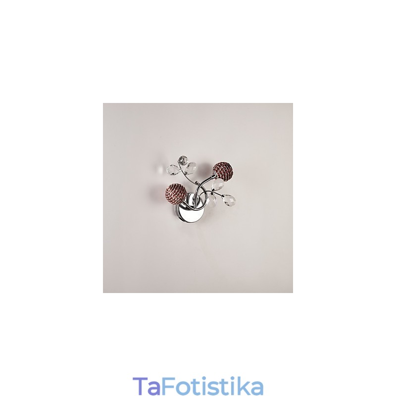 Απλίκες τοίχου Crystal Mini Style Modern Contemporary Metal