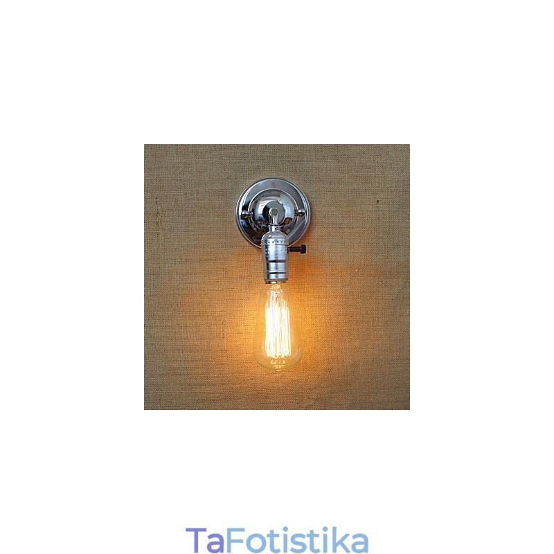 Περιστροφικοί διακόπτες American Rural Countryside Retro Modern Edison λαμπτήρας Μίνι επιτοίχιος φωτιστικό σαλονιού