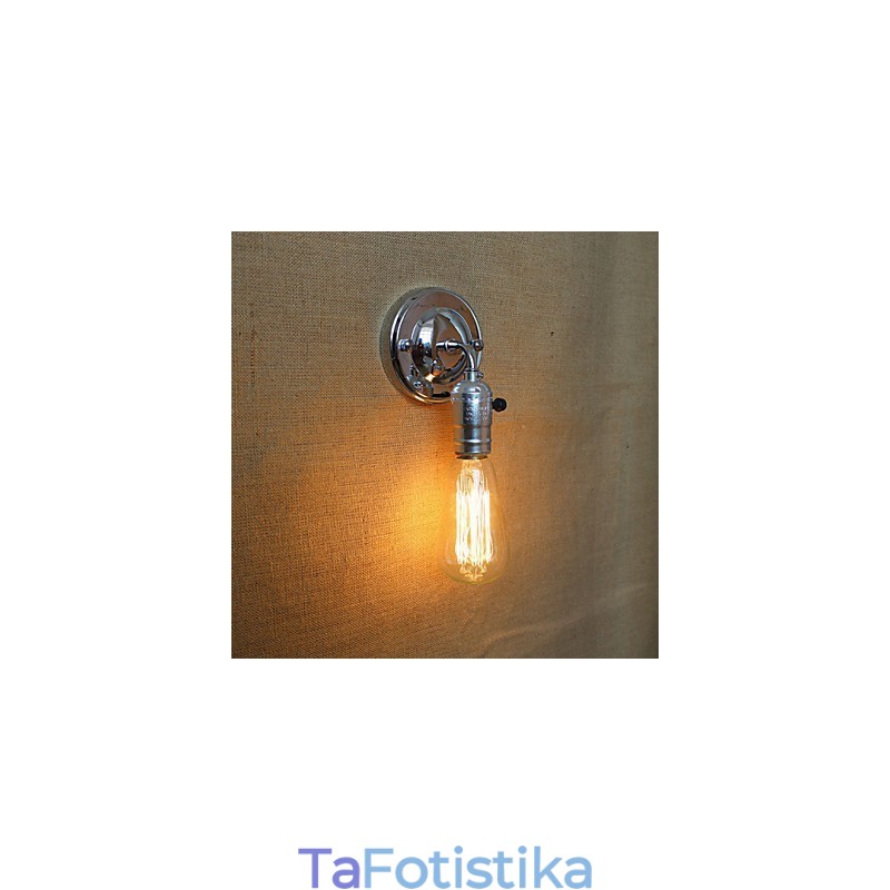 Περιστροφικοί διακόπτες American Rural Countryside Retro Modern Edison λαμπτήρας Μίνι επιτοίχιος φωτιστικό σαλονιού