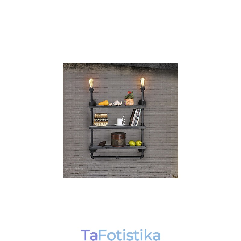 Απλίκες τοίχου Mini Style Rustic Lodge Metal